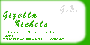 gizella michels business card